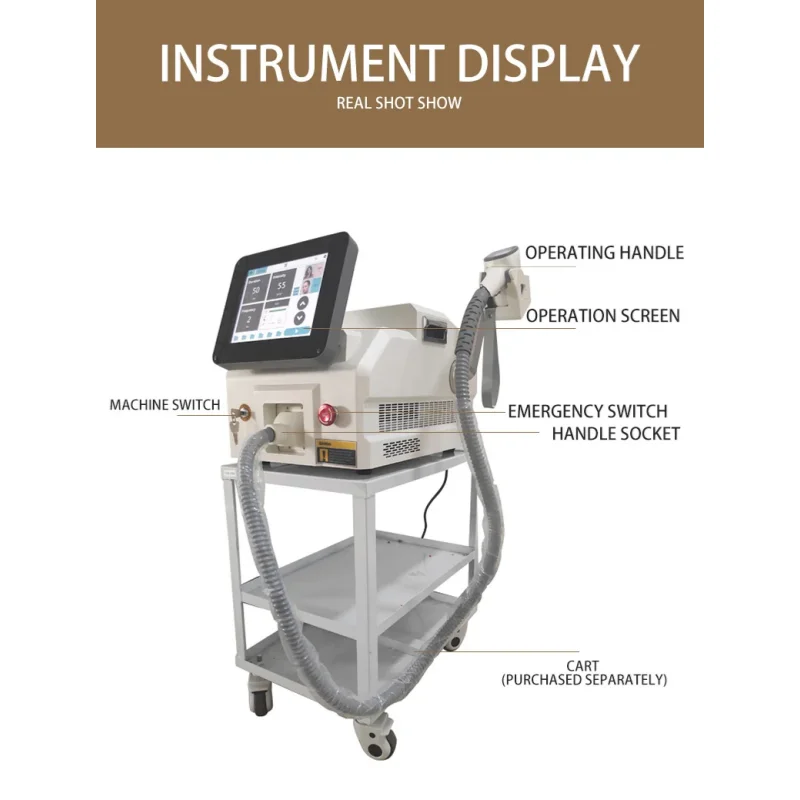 

Best Painless 3000W Hair Removal 808 Diode Laser 3 Wavelength 755 808 1064 Diode Laser Hair Removal Machine For Sale