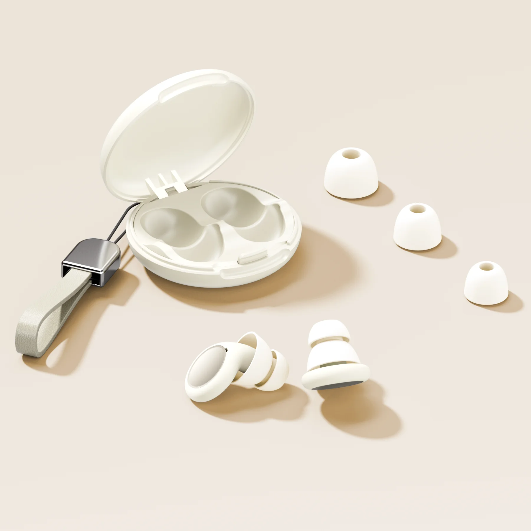 Soft Silicone Sleep Earplugs Noise Reduction Reusable Ear Plugs for Sleeping Snoring Travel Study Work