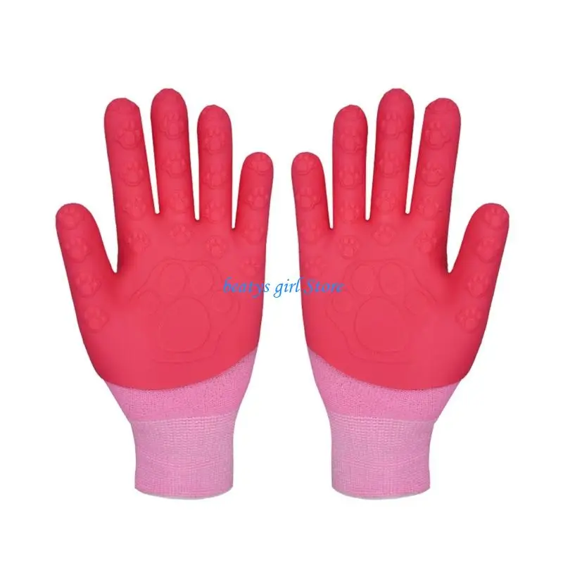 C7AB Permanent TPE Kids Gloves For Outdoor Exploration And Indoor Creative Projects
