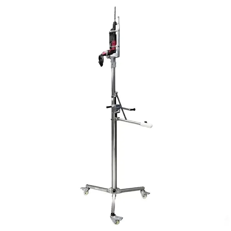Electric hammer lift frame hand crank chain drive ceiling mobile foldable portable frame