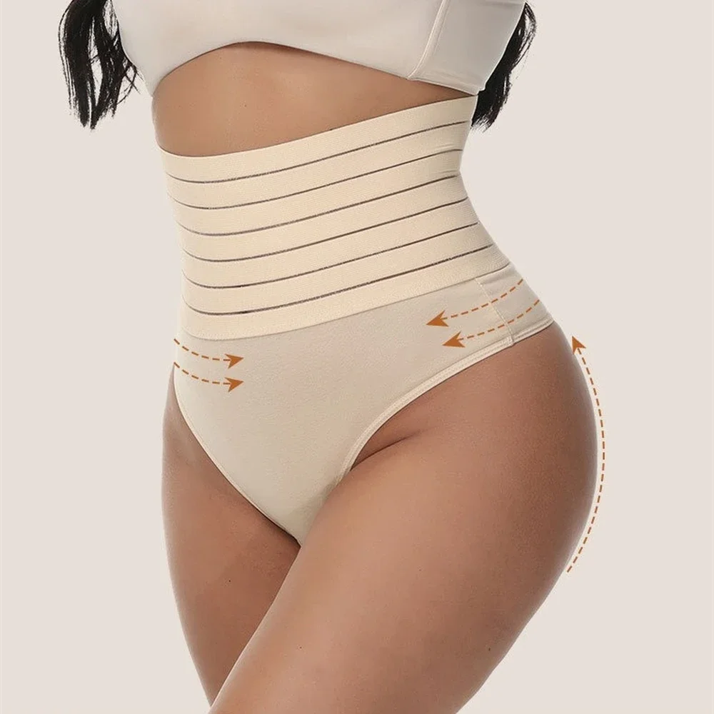 Postpartum Belly Band Abdominal Compression Slimming High Waist Shaping Panty Breathable Body Shaper Butt Lifter Seamless Panty