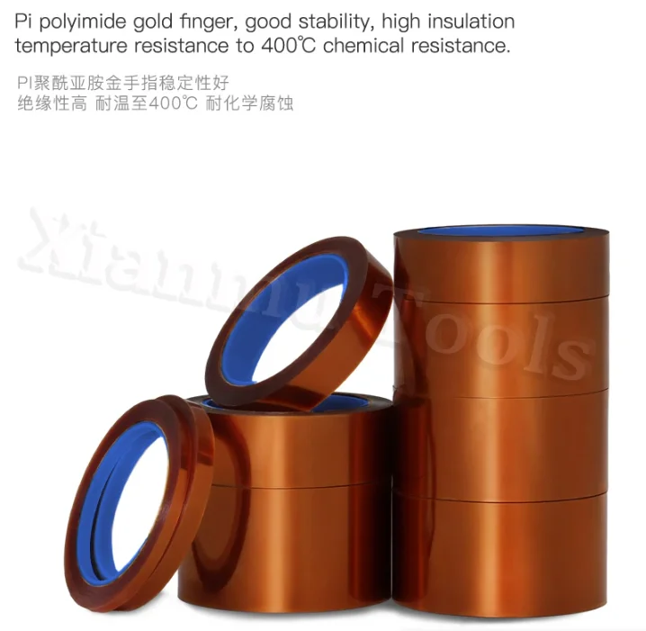 Meccanico Nastro resistente alle alte temperature Adesivo in poliimmide Telefono PCB Circuito Protezione involucro batteria Riparazione Isolamento Strumento