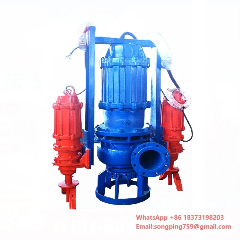 4 Inches Sewage Sand Suction Dredge Pumps Centrifugal Submersible Slurry Pump Machine for River Water