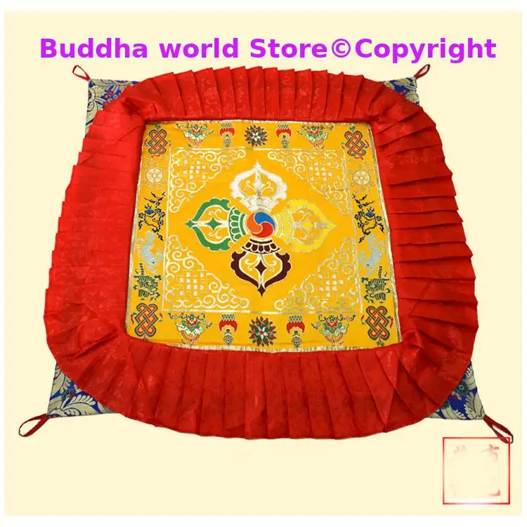 1 Meter Buddhist supplie Buddhism family Temple Embroidery figure of the Buddha Hanging Altar Vajra suspended ceiling curtain