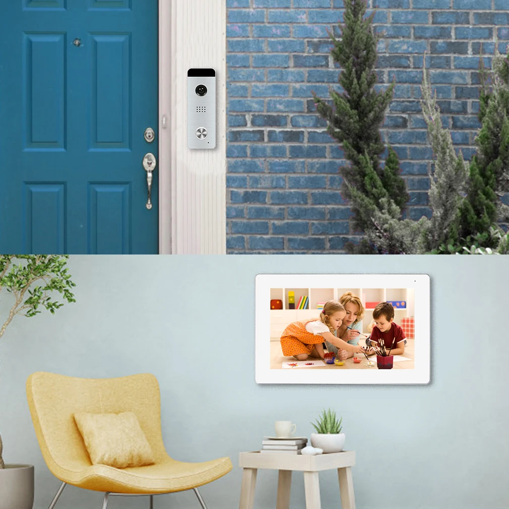 Joytimer Wifi Video Intercom AHD Touch Indoor Monitor for Home Mute Function Tuya Smart Wireless Video Door Phone Entry System