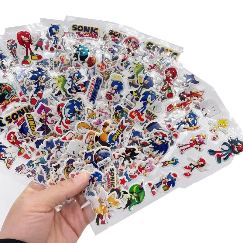 12 ورقة من ملصقات PVC غير المتكررة لحفلات الأطفال هدايا صغيرة #2