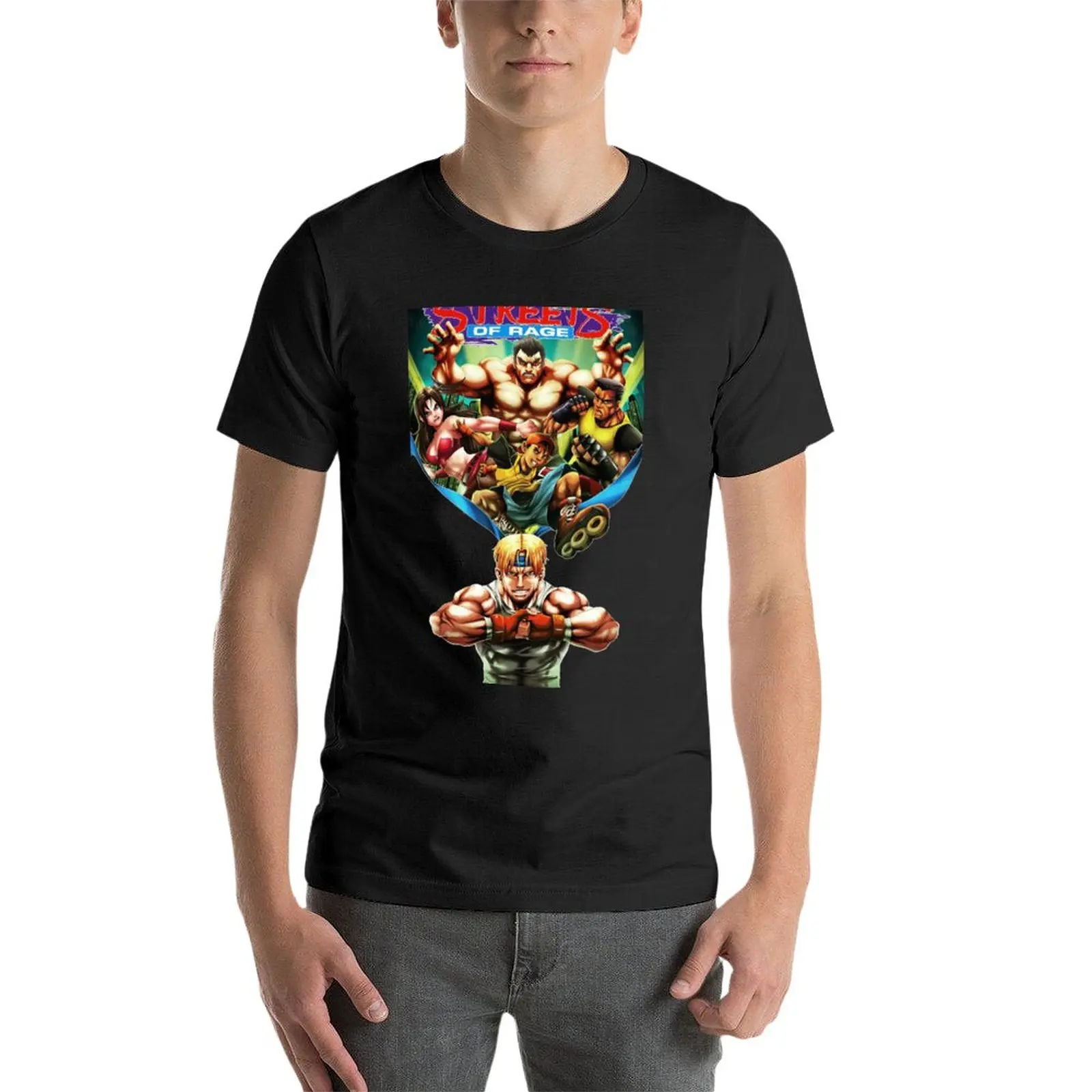 Streets of rage Bare Knuckle T-Shirt graphics quick drying quick-drying t shirt men