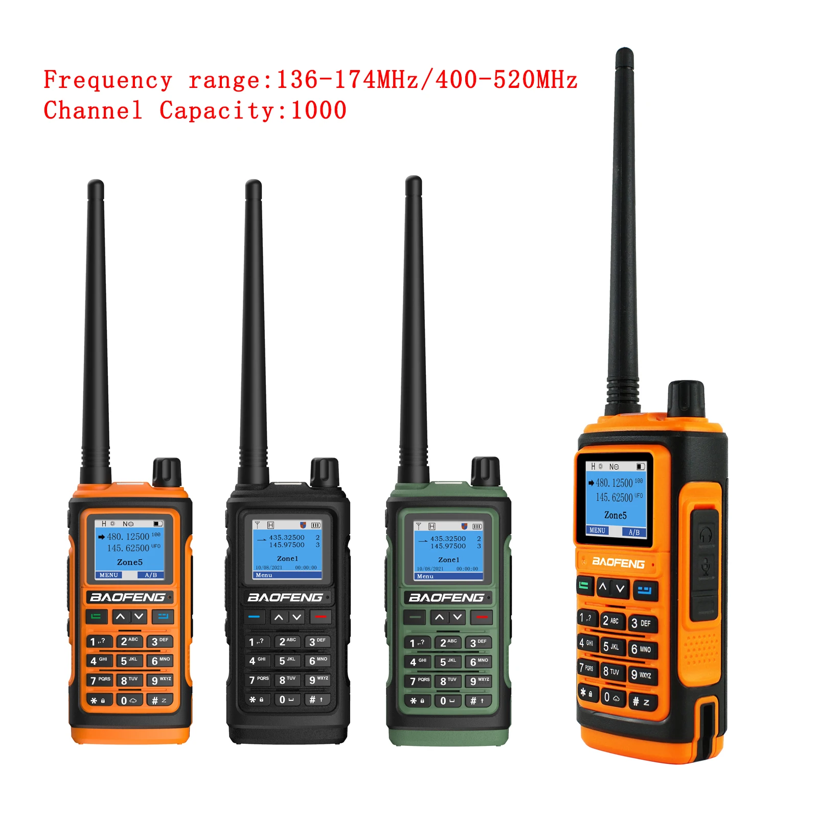 

2024 NEW Baofeng UV-17 Two Way Radio Walkie Talkie Long Range Ham 10W UHF VHF 1000 channels