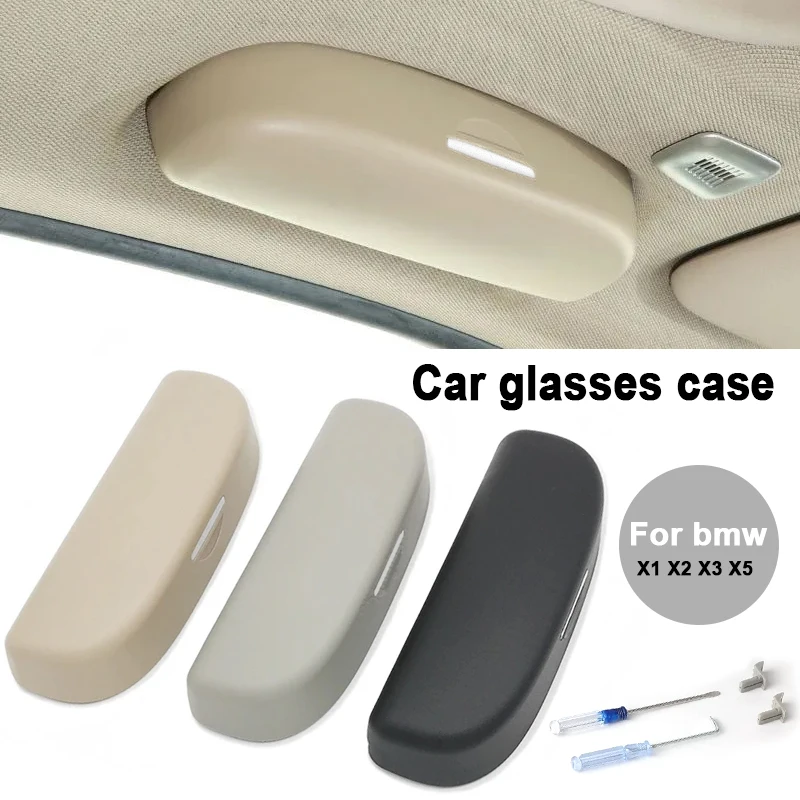 Auto-Sonnenbrillenhalter Sonnenbrillenbox Brillenetui für BMW X1 X2 X3 X5 F25 G05 F11 F20 I3 GT1 3 2 5 7 Serie Mini Zubehör
