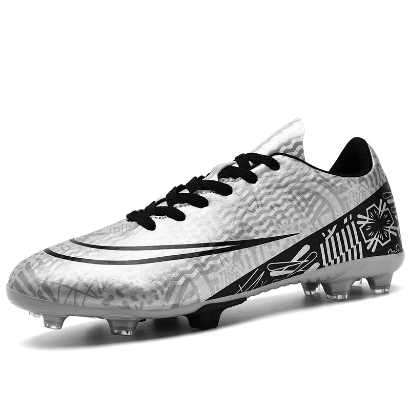 Men's Firm Ground Soccer Cleats Low-top Football Cleats FG/AG Professional Training Outdoor Lightweight Soccer Shoes