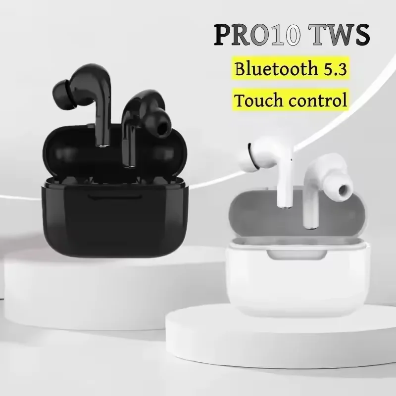 

2025 New PRO10 Wireless Earphones Bluetooth Waterproof Earphones with Mic for Xiaomi iPhone Earbuds Super comfortable to wear