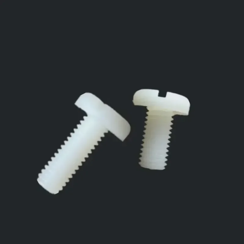 

zpYrzFhP 2pcs M10 Environmental green plastic screw one-word round head nylon screws insulated pen head bolt bolts 35mm-60mm