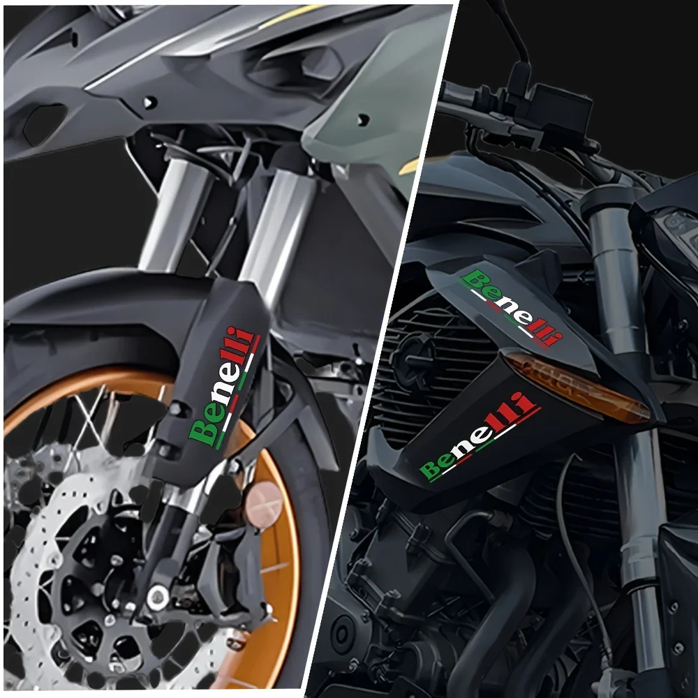 2PCS/SET "Benelli" Auto Moto Sticker, Brand Logo Decal for Motorcycle, Exterior Customization Accessory