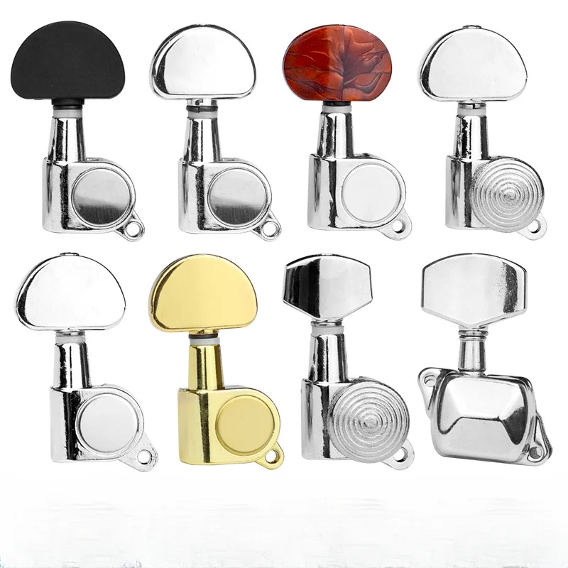 1Pcs Left/Right Guitar String Tuning Pegs Semi-Closed/All-Closed Guitar String Button Tuner Machine Heads Guitar Accessories