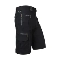 Pantalones cortos rectos transpirables de verano, pantalones cortos tácticos militares para hombres con múltiples bolsillos, ropa de trabajo, pantalones para correr, senderismo, fitness ca