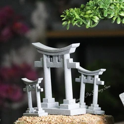 Japanese Torii Gate Fish Tanks Decorations for Aquariums Statue Bridge Ornament