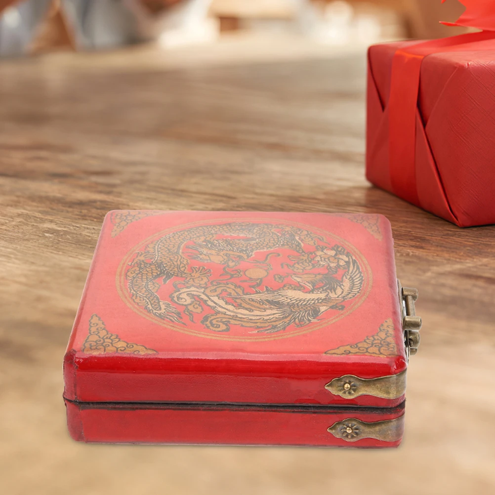 

Jewelry Cases Box Storage Treasure Container Small Wooden Chest Aesthetic