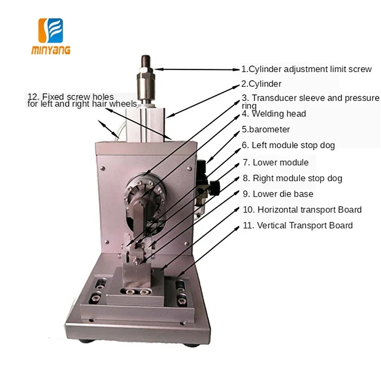 Pneumatic Ultrasonic Metal Spot Welder Welding Machine Ultrasonic Wire Harness Welding Machine