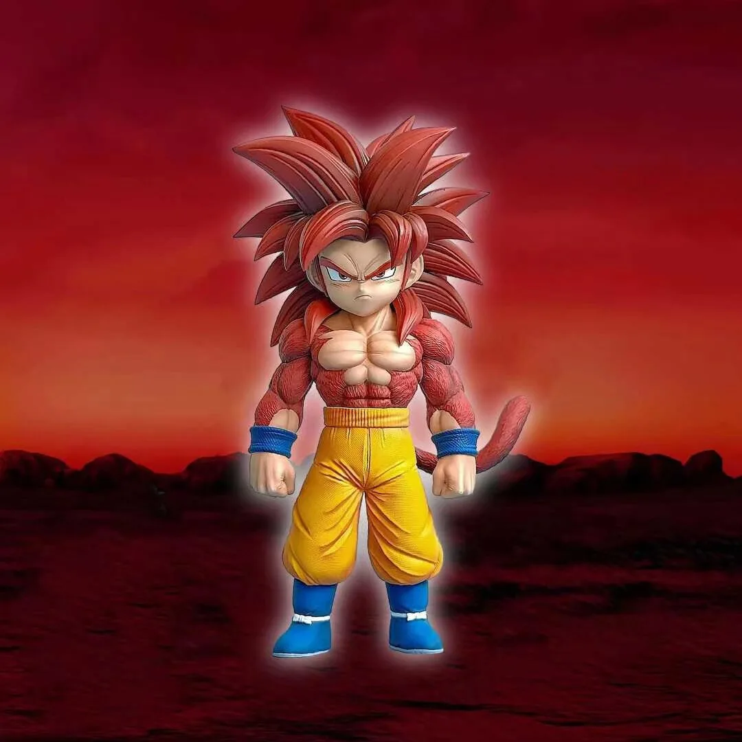 

17 см Dragon Ball Daima Goku Super Saiyan 4 детская аниме-фигурка модель статуя коллекция для мальчиков украшение для рабочего стола орнамент игрушки