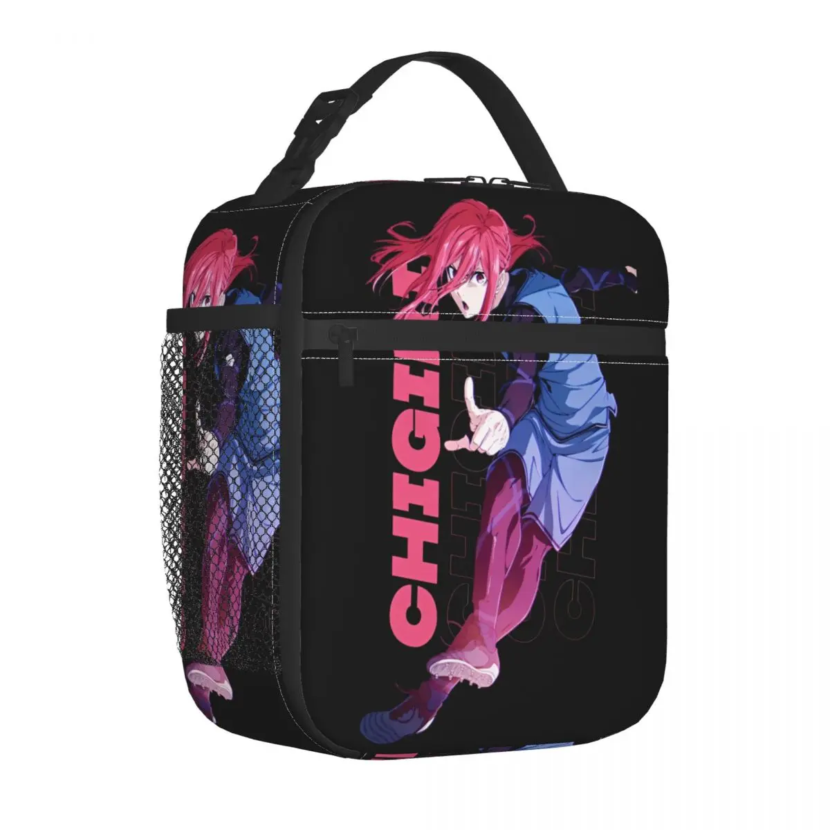 Manga Blue Lock Insulated Lunch Bag High Capacity Lunch Container Cooler Bag Tote Lunch Box College Travel Girl Boy