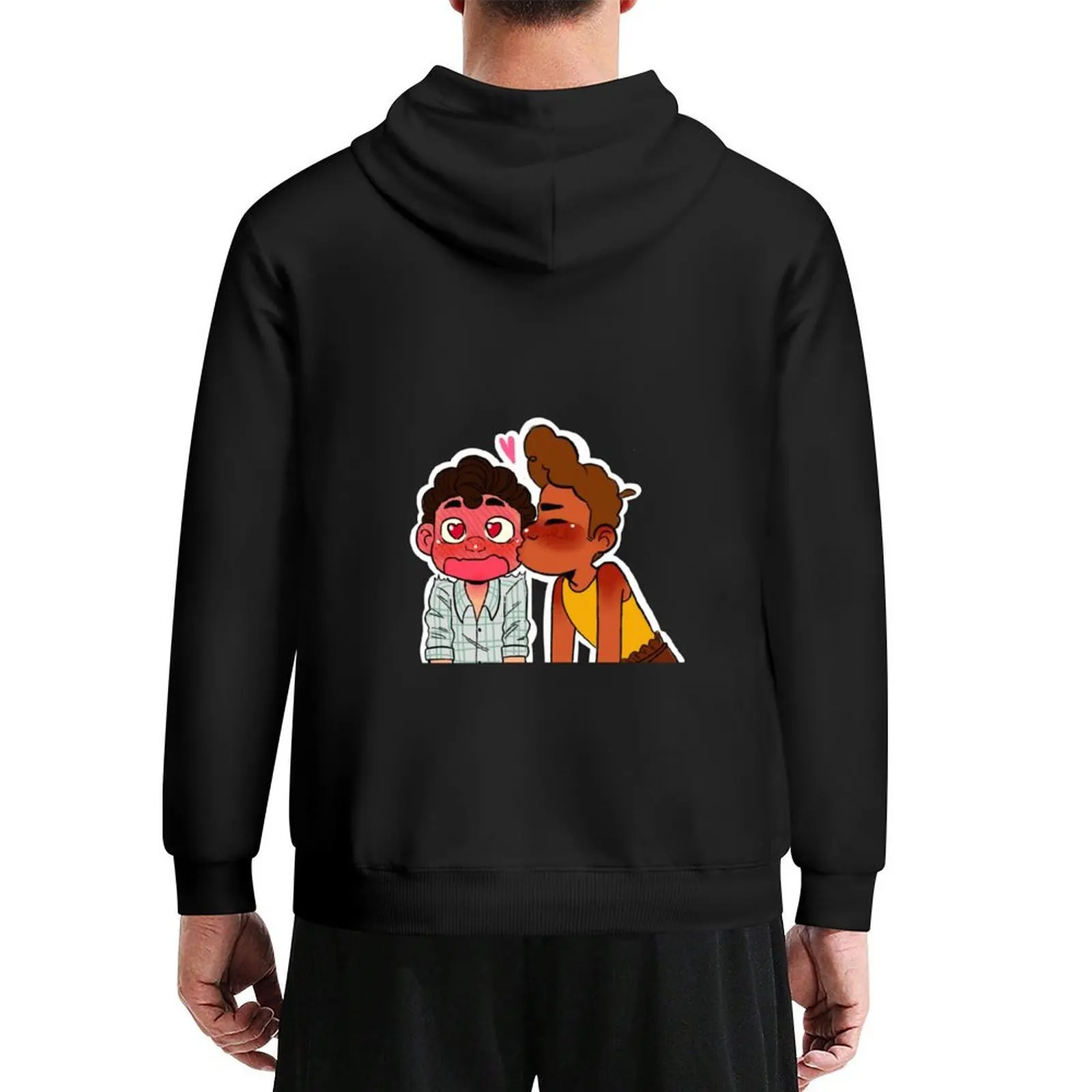 

Alberto kissing Luca Hoodie autumn clothes autumn male clothes aesthetic clothing men's oversize hoodie