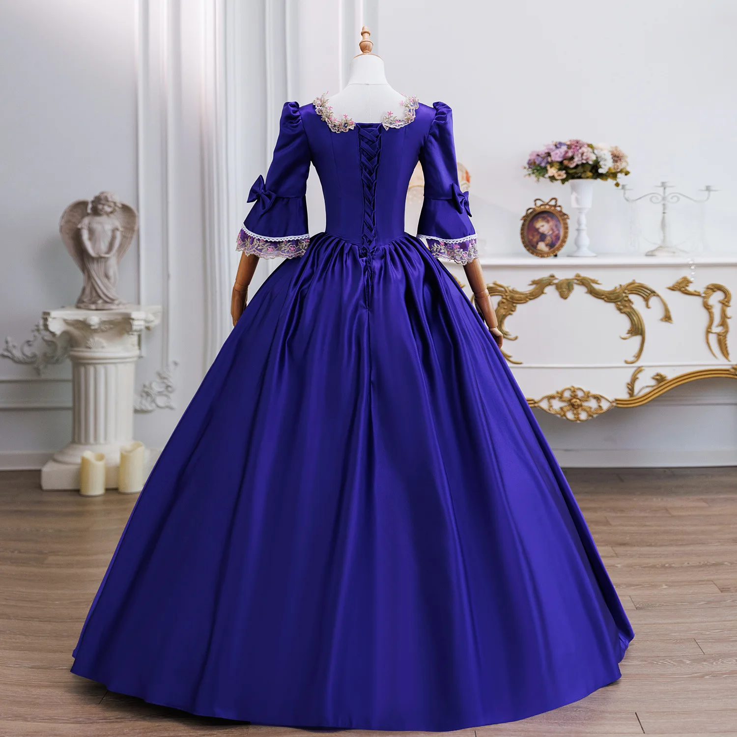 French Court Simple Princess Dress Performance Drama Catwalk Drama Performance Birthday Tea Party Music Role Play Tabletop Game