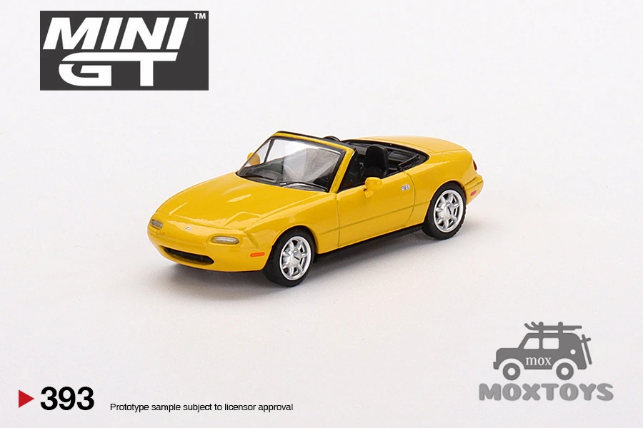 MINI GT 1:64 Eunos Roadster Sunburst /Mazda Miata MX-5  Diecast Model Car