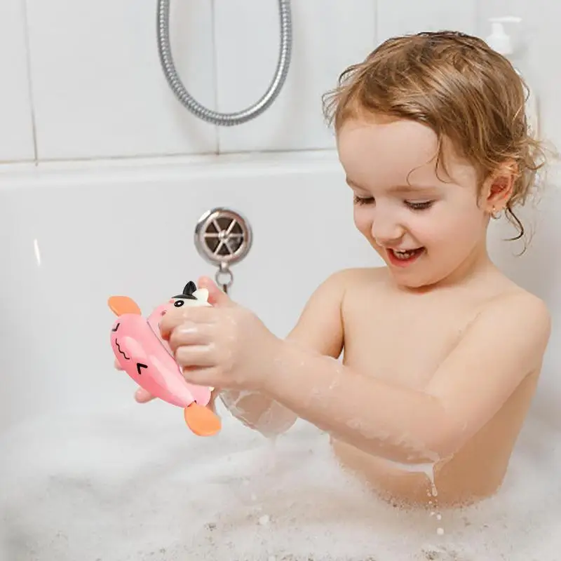 Juguete de baño de pingüino para nadar, juguete de agua de cangrejo y vaca, juguete de baño y piscina de animales, diversión para padres nuevos, juguete de bañera de cangrejo