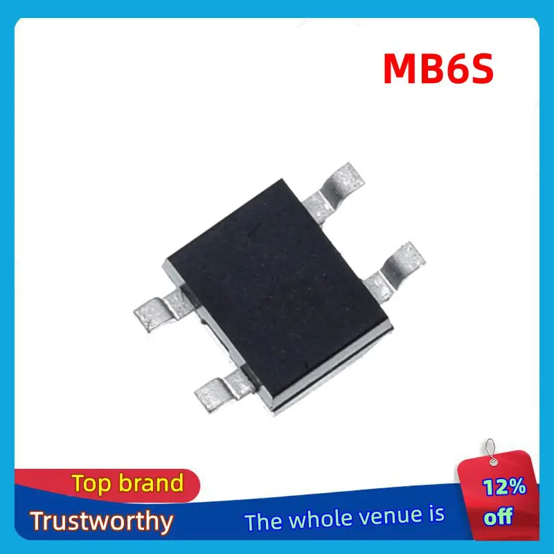 10/100 قطعة 600 فولت 0.5 أمبير mb6s