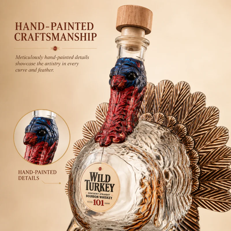 Wildkalkun-förmiger Glasdekant – Wine Beer And Spirits Bewertung und Preis
