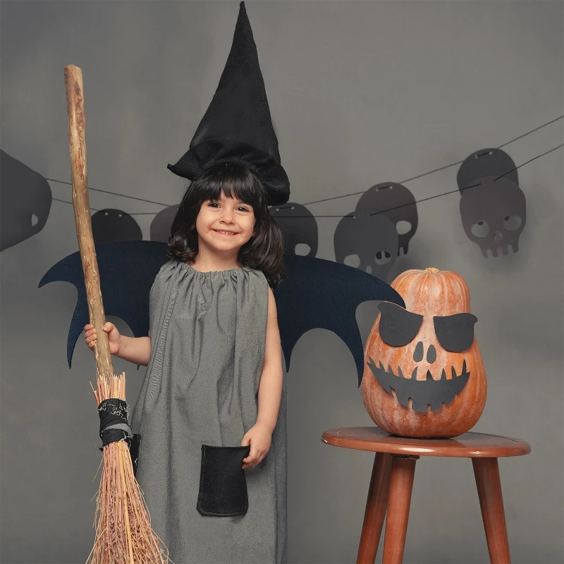 子供のためのハロウィーンのコスプレバットウィング,服のアクセサリー,派手な衣装,パーティー用品,バットスイング