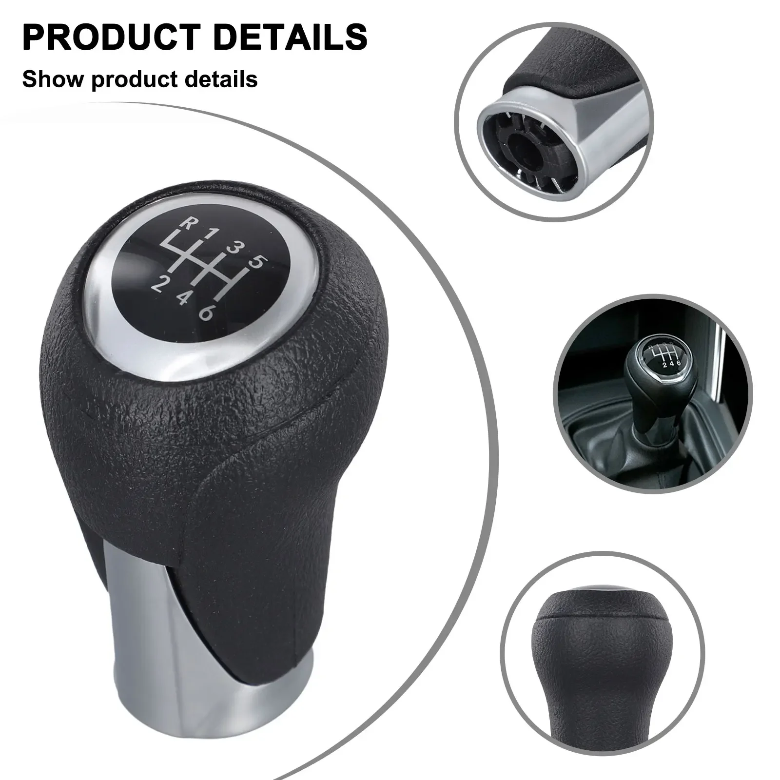 

FOR MAZDA2 GEAR SHIFT KNOB LEATHER Leather OEM Number NO Premium Leather Sleek Black High Universality Fitment NO