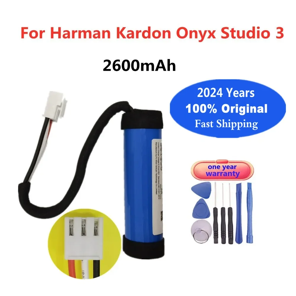 2024 Years 100% Original Battery For Harman Kardon Onyx Studio 3 Studio3 PR-633496 Bluetooth Speaker Player Batteries Bateria