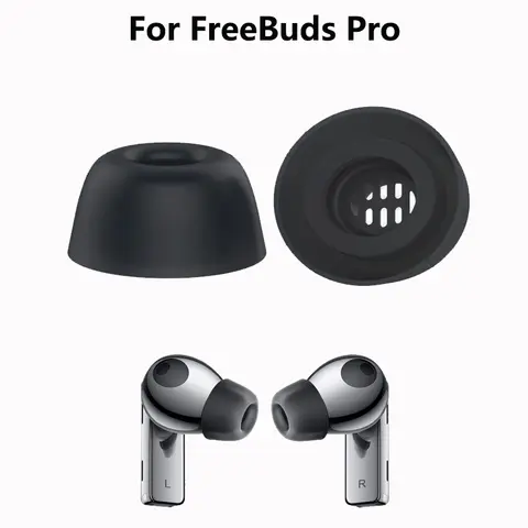 화웨이 Freebuds Pro 커버 용 이어 패드 이어폰 실리콘 케이스 이어팁 이어 캡 쿠션 이어팁 이어폰 액세서리