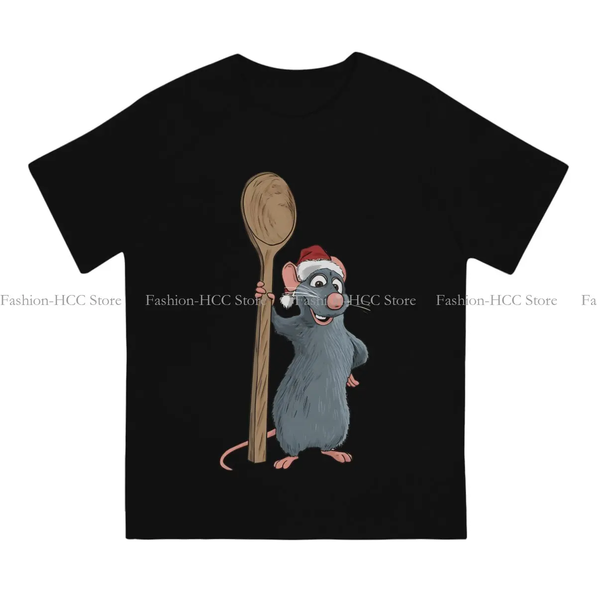 Remy From Christmas TShirt For Men Ratatouilles Cartoon Clothing Style T Shirt Soft