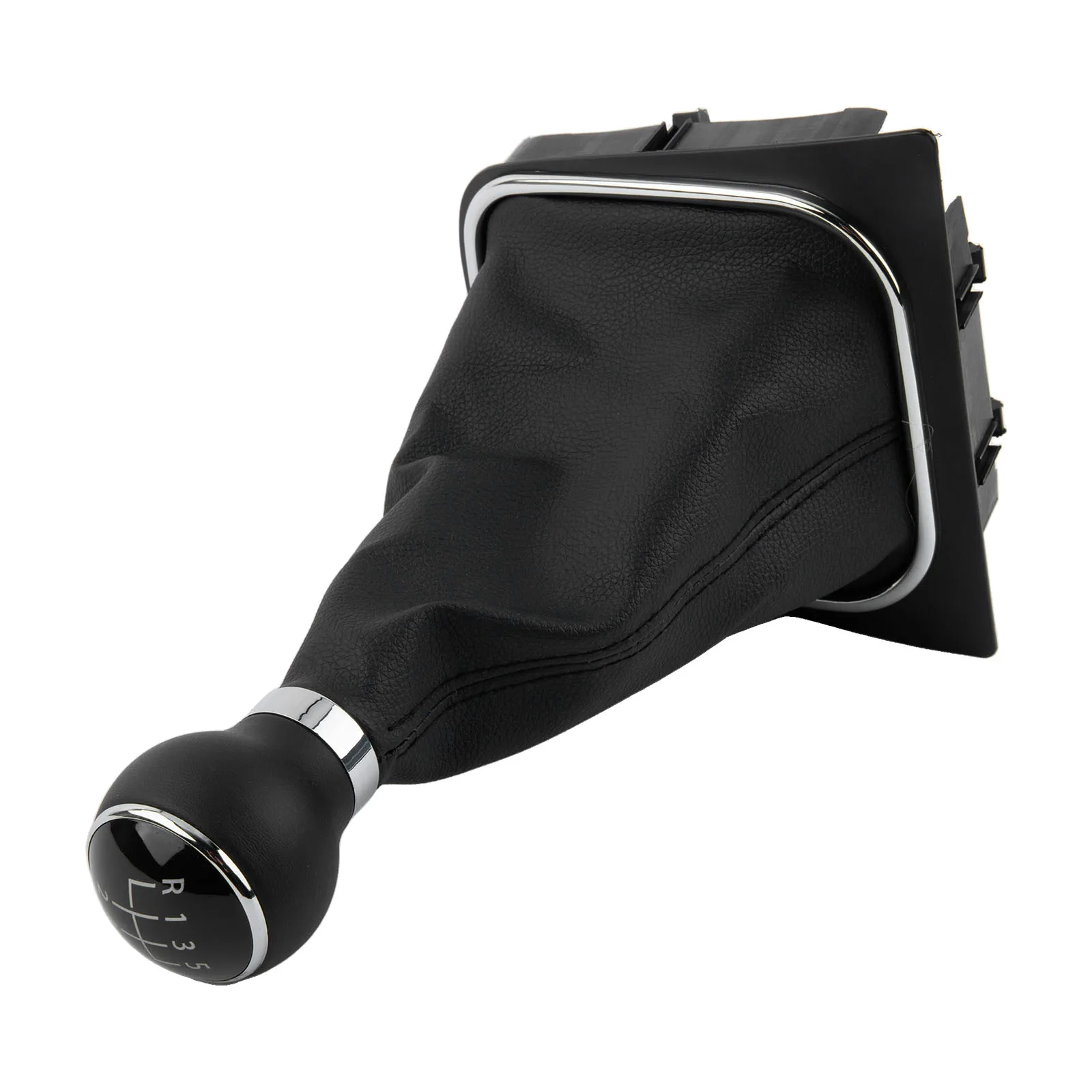 Black Shift Boot Gear Shift Knob Kit Car Gear Shift Upgrade Smooth Shifting Easy Installation Enhanced Performance