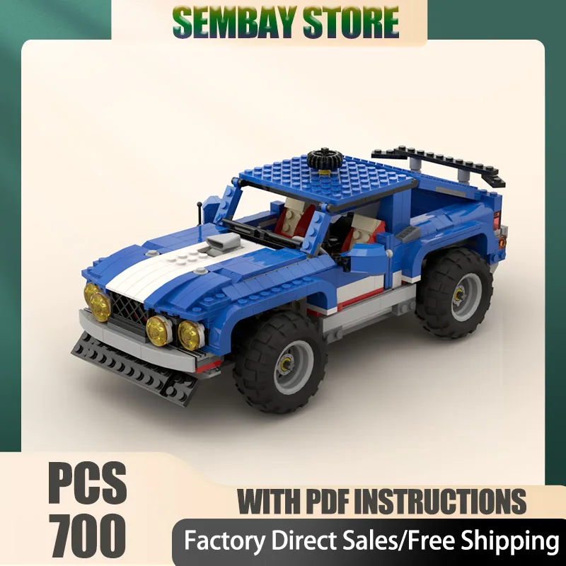 

Champion Speed Cars Model Moc Building Brick Modular Muscle Car Model Technology Blocks Christmas DIY Toy Construction Gifts