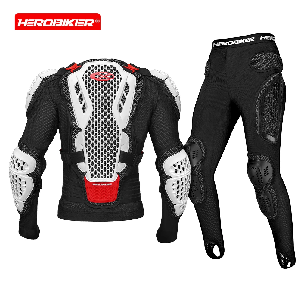 

Новая мужская мотоциклетная защитная экипировка: куртка и брюки для мотокросса, внедорожные гоночные штаны, защитное снаряжение для мотоциклистов