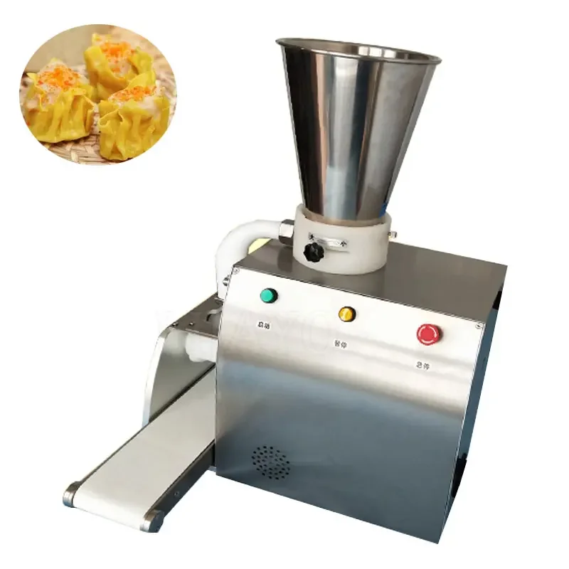 

Small Steamed Dim Sum Making Wonton Wrapping Shaomai Siu Mai Maker Siomai Forming Machine
