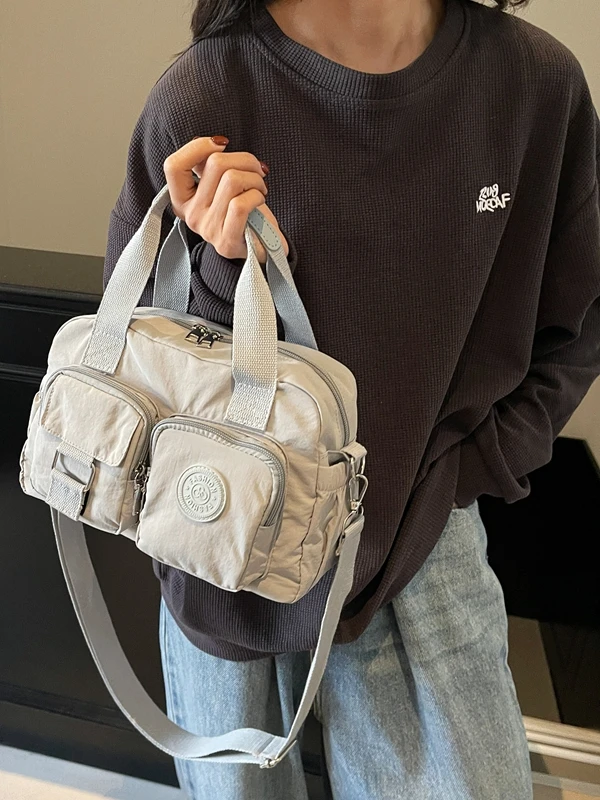 

Большая сумка через плечо Capaci на одно плечо для женщин, многоэтажная сумка для еды, универсальная сумка для мамы на каждый день и путешествиях