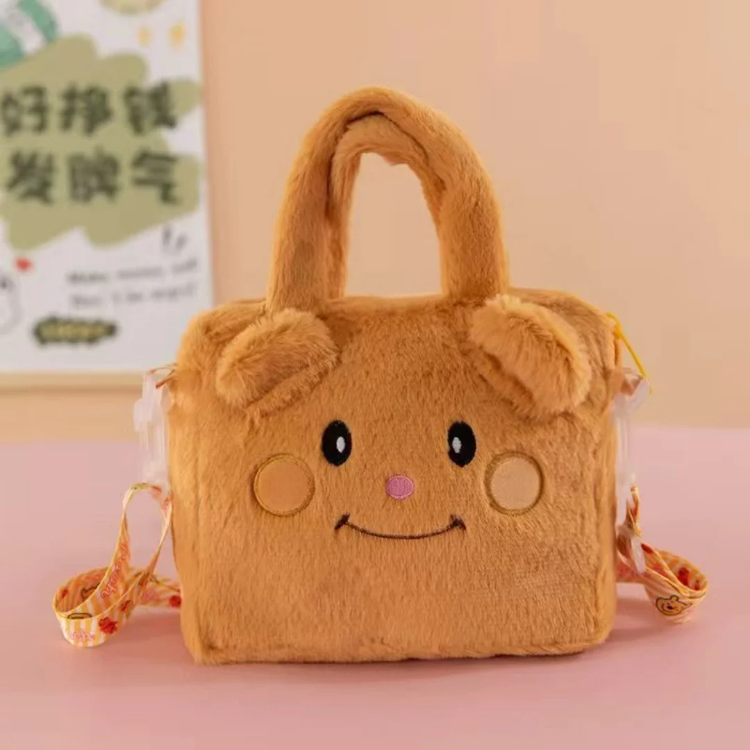 Anime Sanrio Kuromi Capybara Handtasche My Melody Cinnamoroll Plüsch-Kosmetiktasche Hello Kitty Reise-Aufbewahrungstasche Damen Spielzeug Geschenke – Detail 11