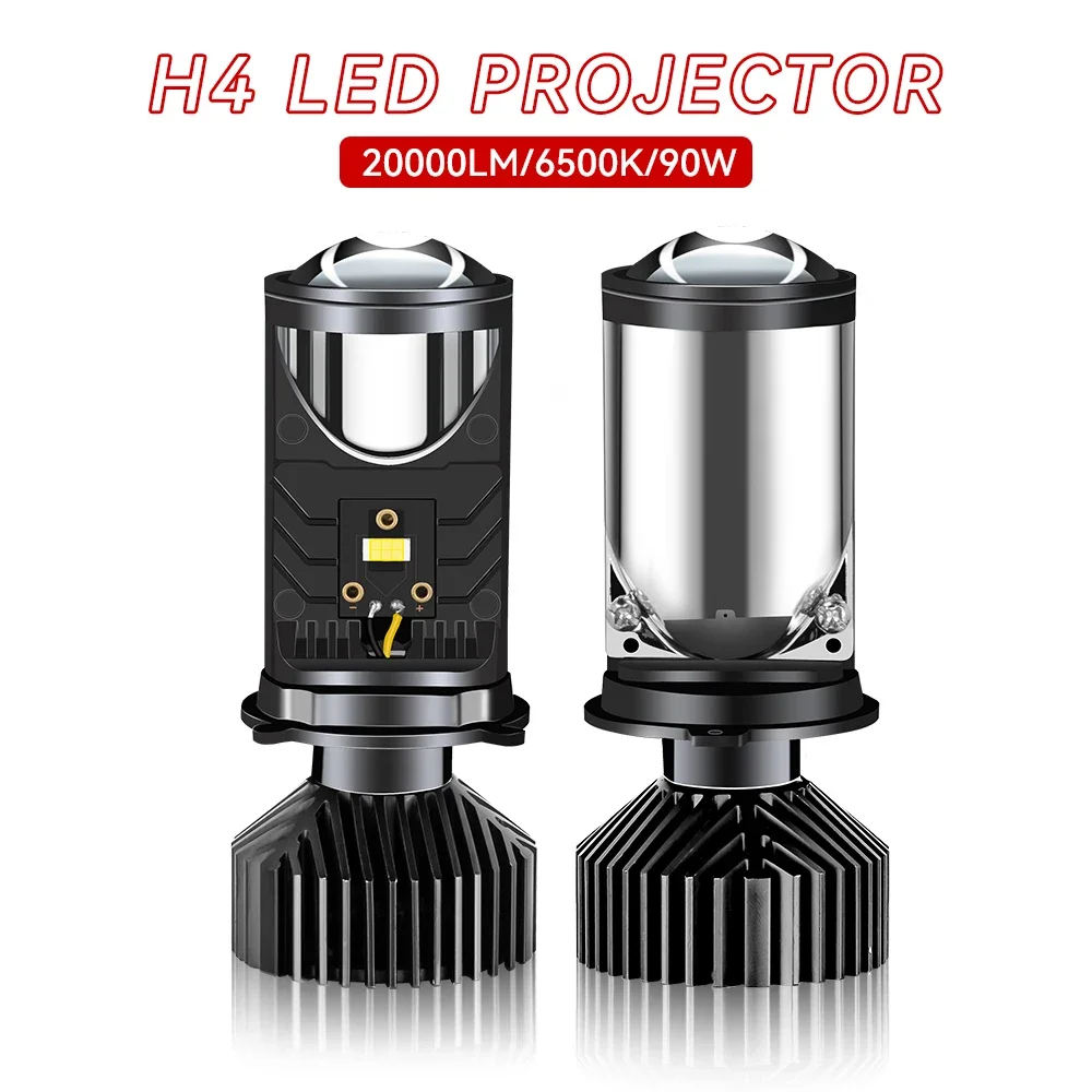 

Pop Mini Lens Laser Headlight H4 Projector With High Low Beam Canbus LHD White Light Fog Lamps Super Bright Automotive Day Runn