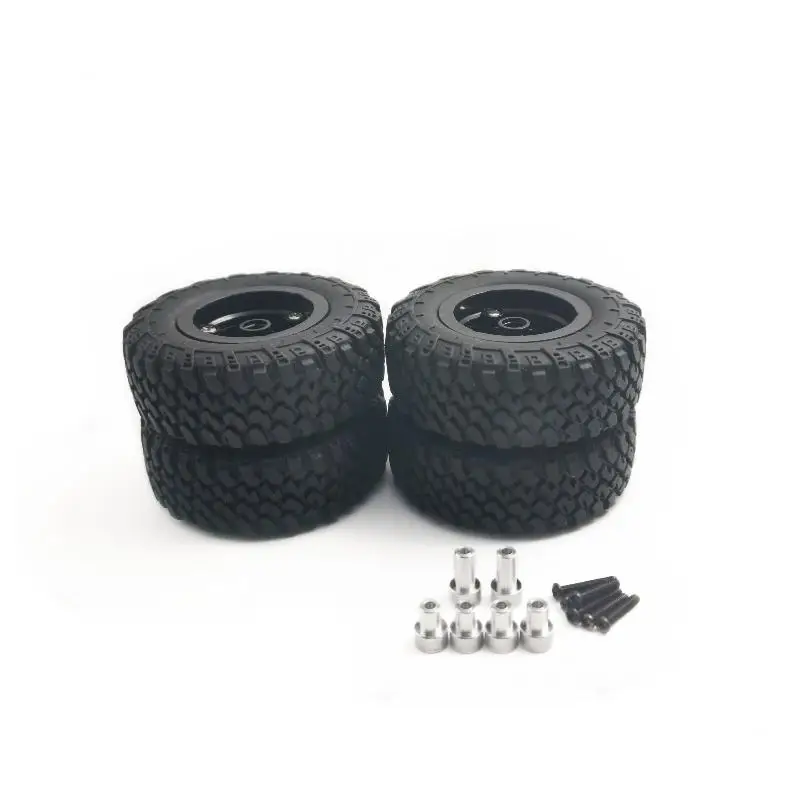 Mn Rc Crawler Rubber Beadlock Tires 74mm With Extended Body Post For Mn 82 82S Rc Off Road Climbing Car Upgrade Parts