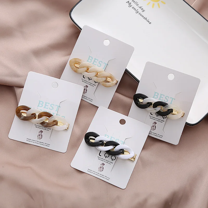 

Акриловые заколки для волос «утконос» и заколки Цельный многопозиционный зажим для девочек сбоку на затылке, нескользящая повседневная укладка волос