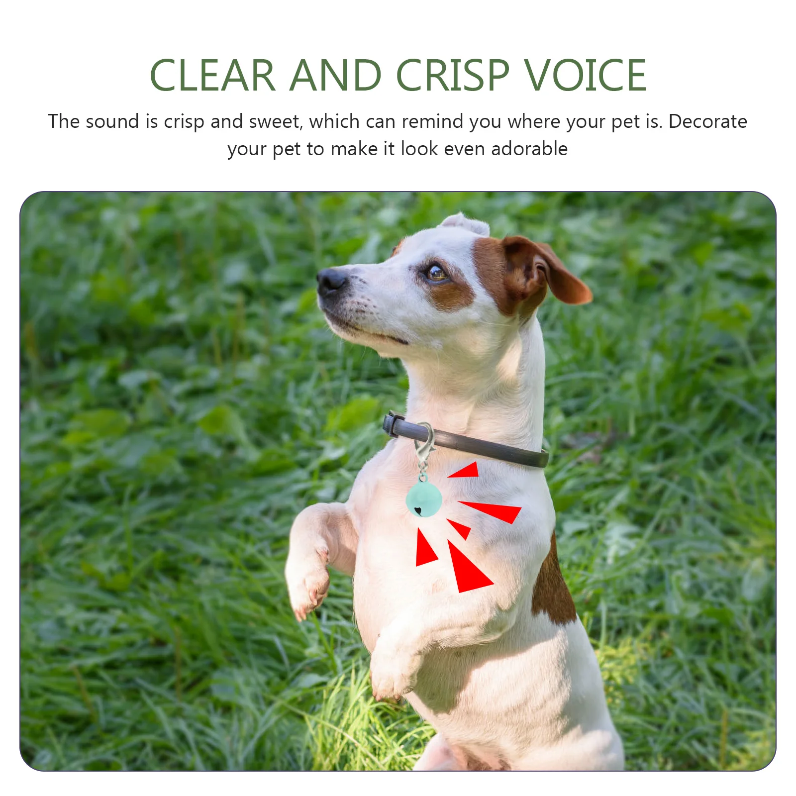 

10pcs Pet Collar For Cats Dogs Wear-Resistant Metal Hanging Kitten Puppy Accessories Cat Dog Collar Bells Crafted Decorative