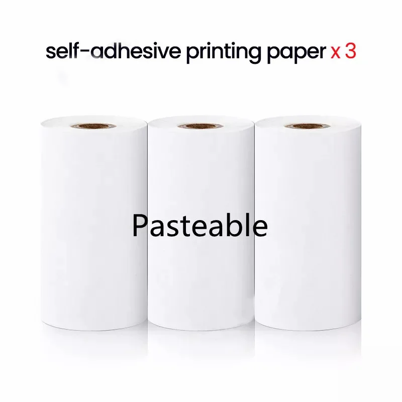 Mini Printer Paper Kids Instant Print Camera Thermal Colorful Adhesive Self-adhesive Paper for Wireless Bluetooth Printer 57mm