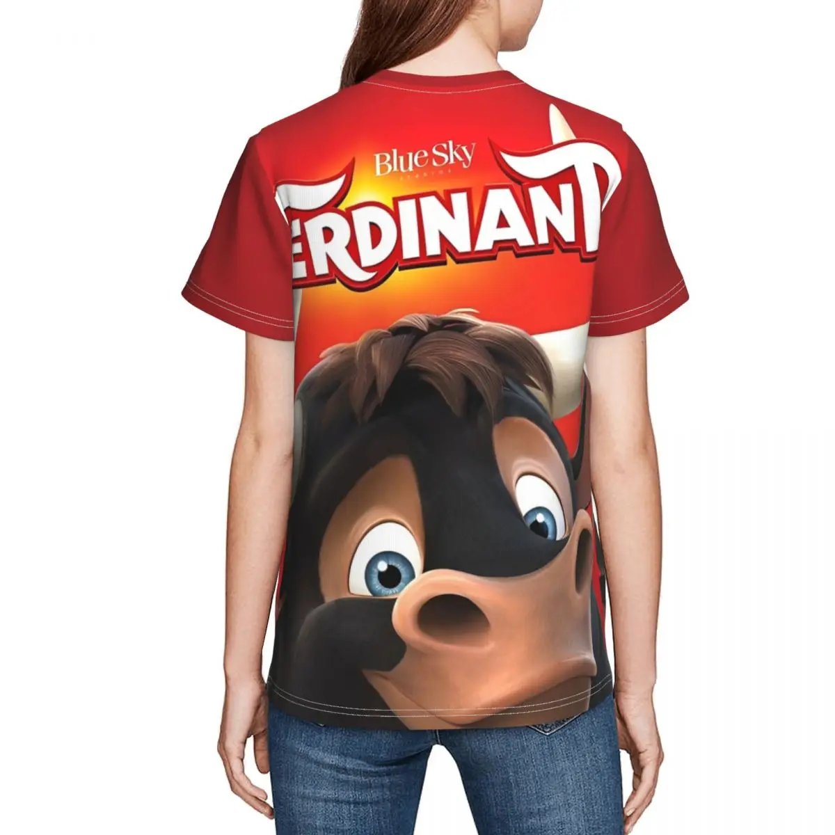 Camiseta con estampado 3D de dibujos animados de Todos los Ferdinands para estudiantes keyword1 Y2K, camisetas informales transpirables, gran oferta, camiseta de verano, ropa