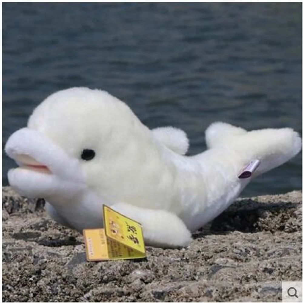 big lovely high quality plush dolphin toy white new dolphin doll gift about 75cm