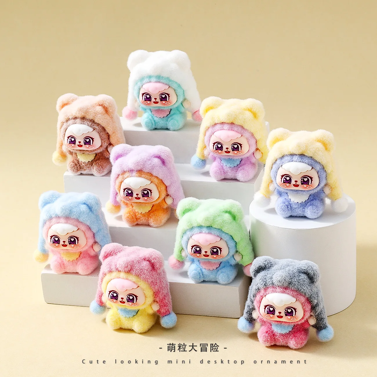 9 قطعة-جديد صغير كارتون الطفل سلسلة ثلاث سنوات لطيف الكرة لعبة مكتب عنصر الزخرفية للاستخدام المكتبي #6