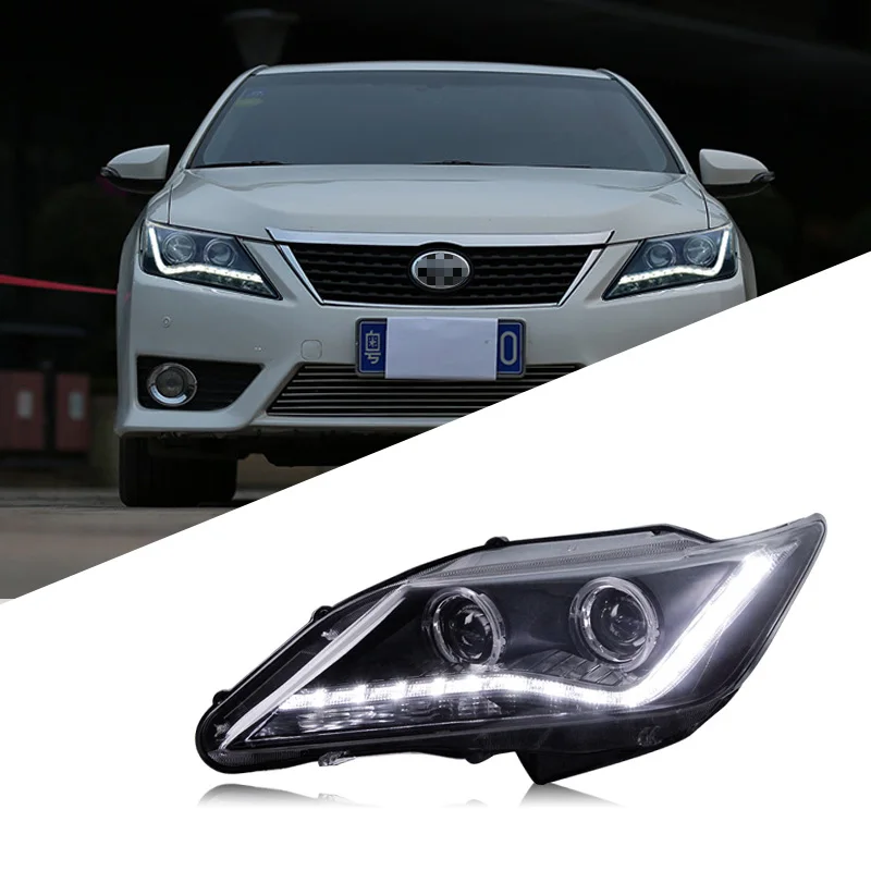 

Suitable for Toyota Camry 2012-2014 modified LED daytime running lights streamer turn lights dual-lens lens xenon headlights